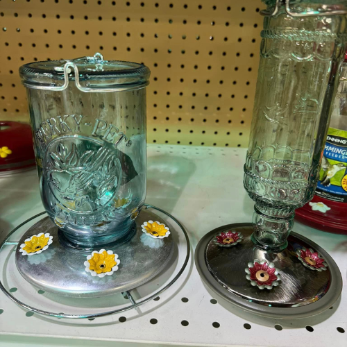 Wild bird feed and supplies inside of store