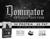 Specialty Feeds Dominator Optimum Dog Food 32-22 for Puppies & Adults