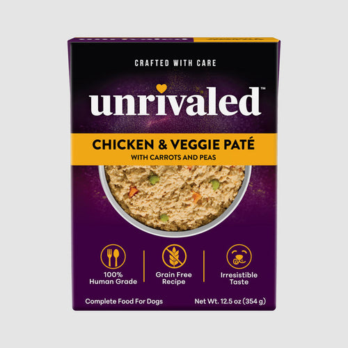 Unrivaled Chicken & Veggie Paté Wet Dog Food