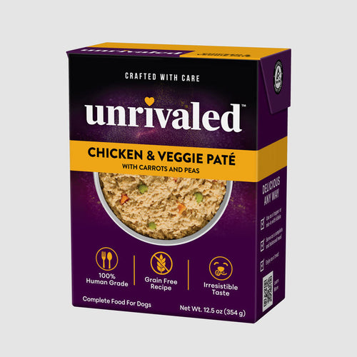 Unrivaled Chicken & Veggie Paté Wet Dog Food