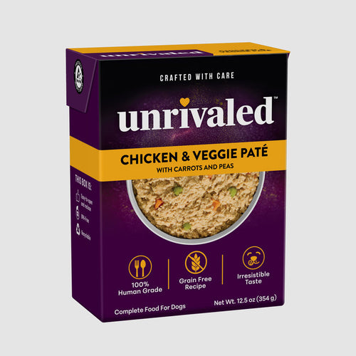 Unrivaled Chicken & Veggie Paté Wet Dog Food