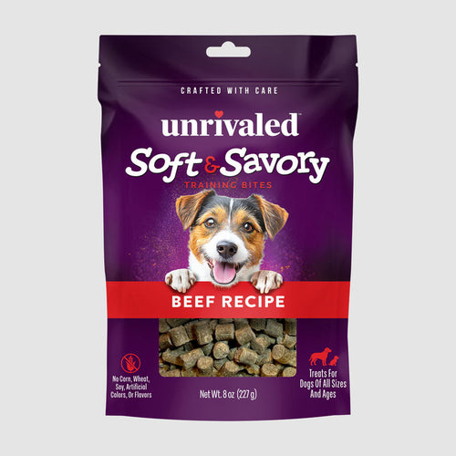 Unrivaled Soft & Savory Training Bites - Beef Recipe Dog Treats