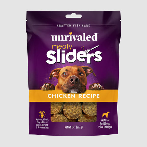 Unrivaled Meaty Sliders - Chicken Recipe Dog Treats