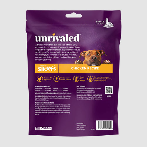 Unrivaled Meaty Sliders - Chicken Recipe Dog Treats