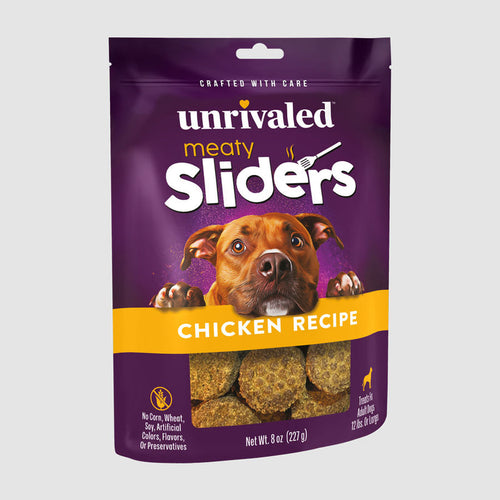 Unrivaled Meaty Sliders - Chicken Recipe Dog Treats
