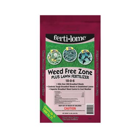 Fertilome Weed Free Zone Plus Lawn Fertilizer 18-0-6